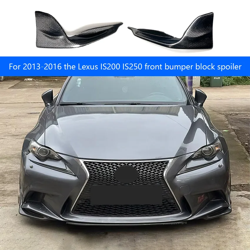 For 2013-2016 Lexus IS250 IS300 Sedan Front Bumper Splitter Lip Wrap Angle Protection Corner Guard External Modification Bodykit