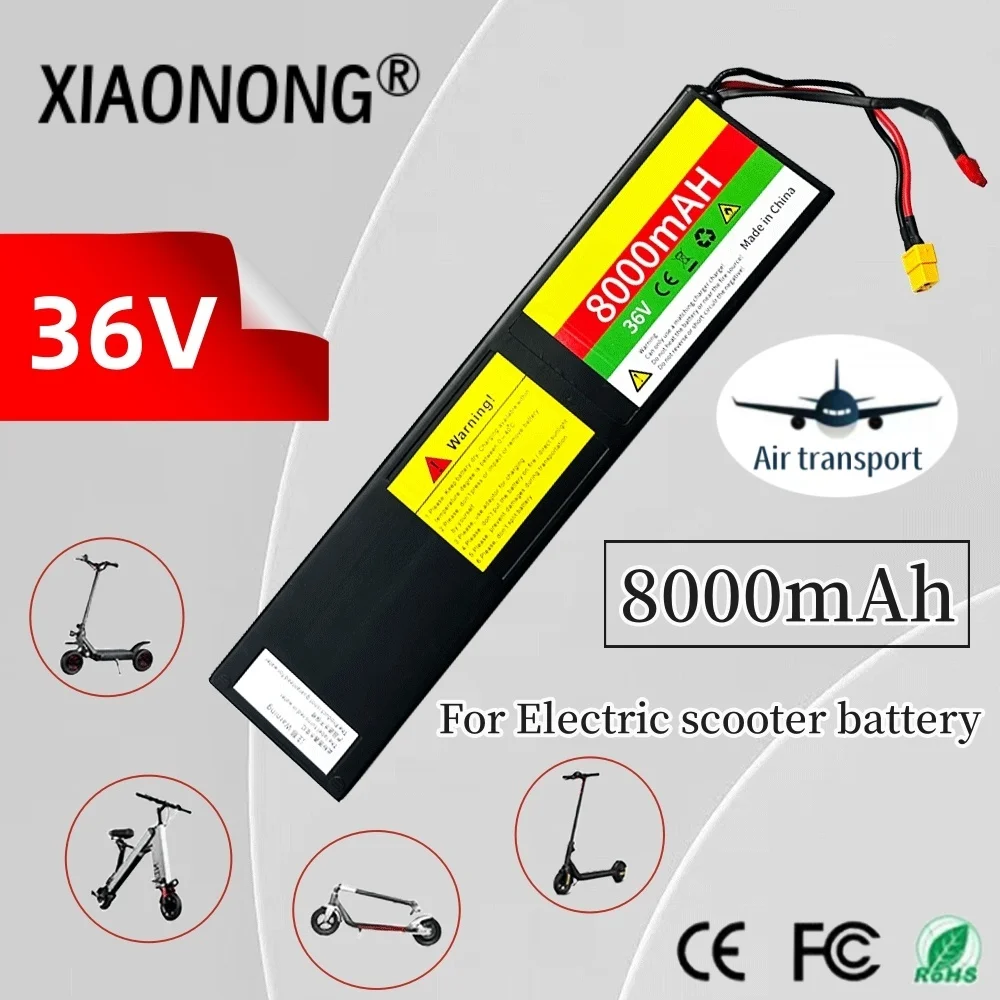 

36V 8000mAh Rechargeable Lithium Battery Pack 10S3P 1000W Power Modified Bicycle For Replacement KUGO0 M2/S1/S2 /S3/S4 Scooter