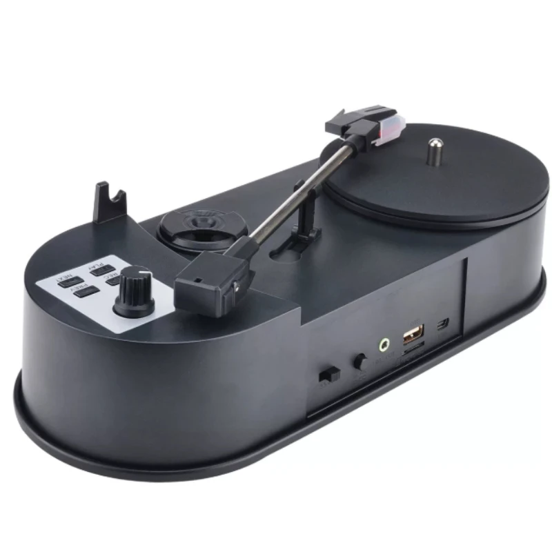 613P Mini Vinyl Record Player, Turntable with USB MP3 Conversion, Dual Speed 33/45 RPM