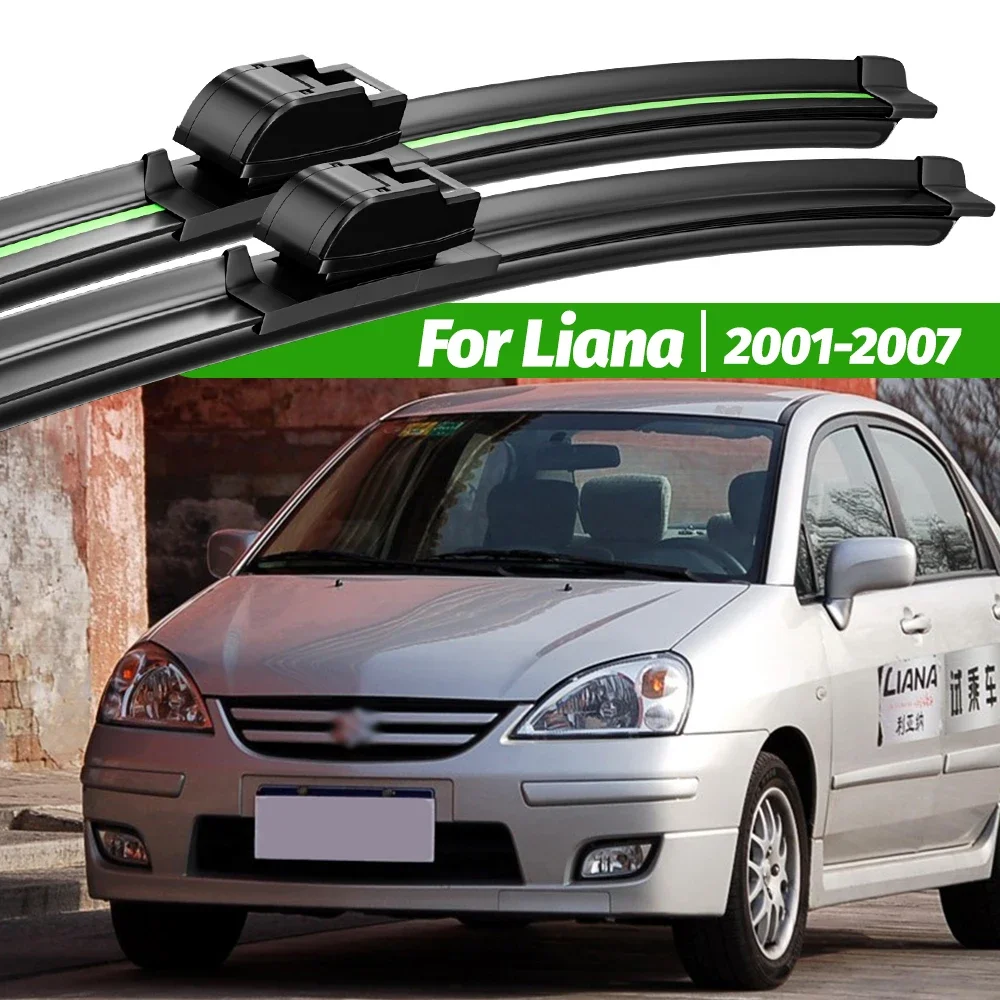 

For Suzuki Liana 2001-2007 2pcs Front Windshield Wiper Blades 2002 2003 2004 2005 2006 Windscreen Window Accessories