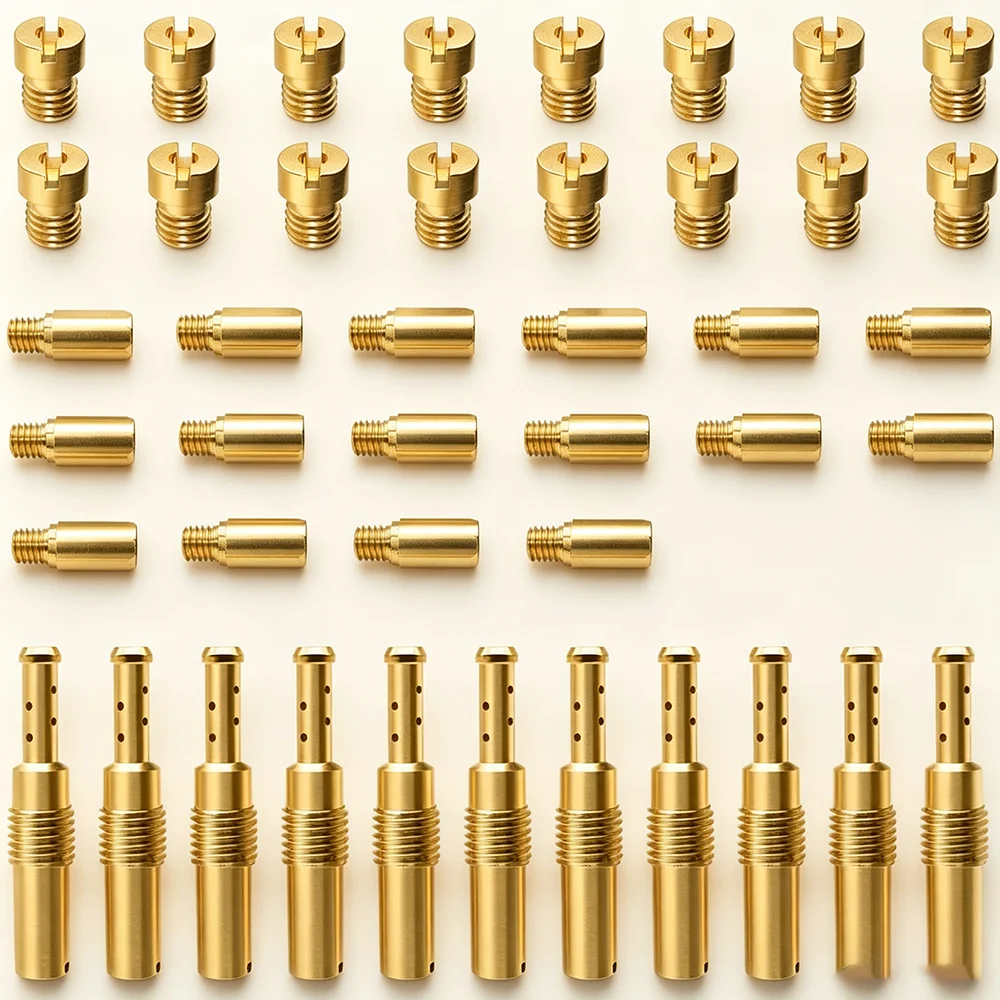 99101-393 Carburetor Jet Kit 43pcs Set Main Jets #90-185 Slow Pilot Jets #30-55 For Nibbi Keihin PE PWK CVK Carburettor