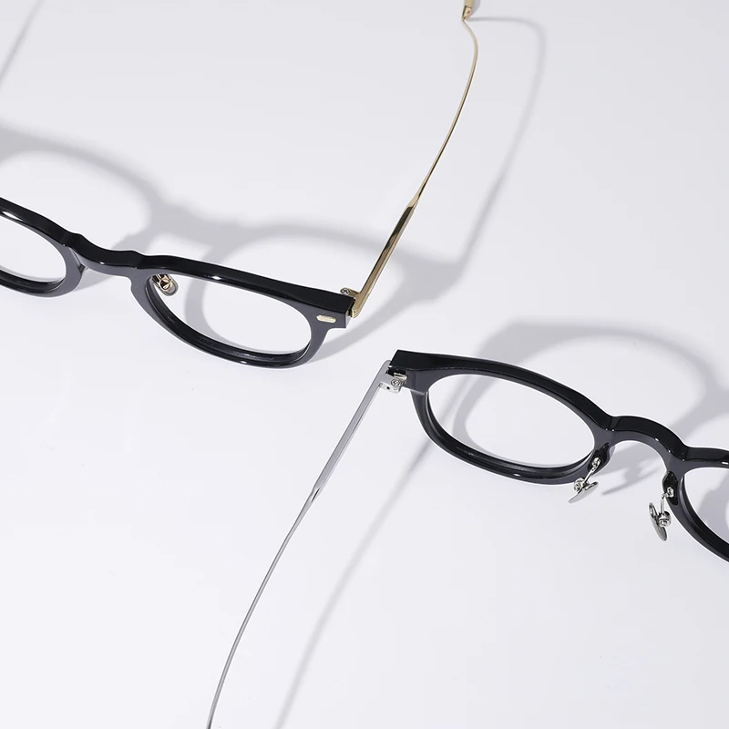 TOM Japanese Designer Handcrafted Pure Titanium Eyeglass Frames High-End Personalized Optical Glasses for Men