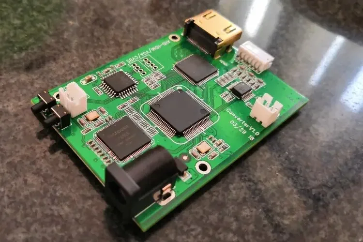 BoMasMHigh-definition 1080P Video Converter Module Coaxial AHD/TVI/CVI/CVBS Four-in-one Module To HDMI