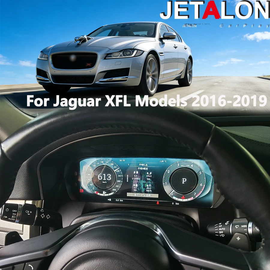 Car LCD Dashboard For Jaguar XFL Models 2016-2019 Dashboard Instrument Panel car cluster instrument panel/Wireless CarPlay