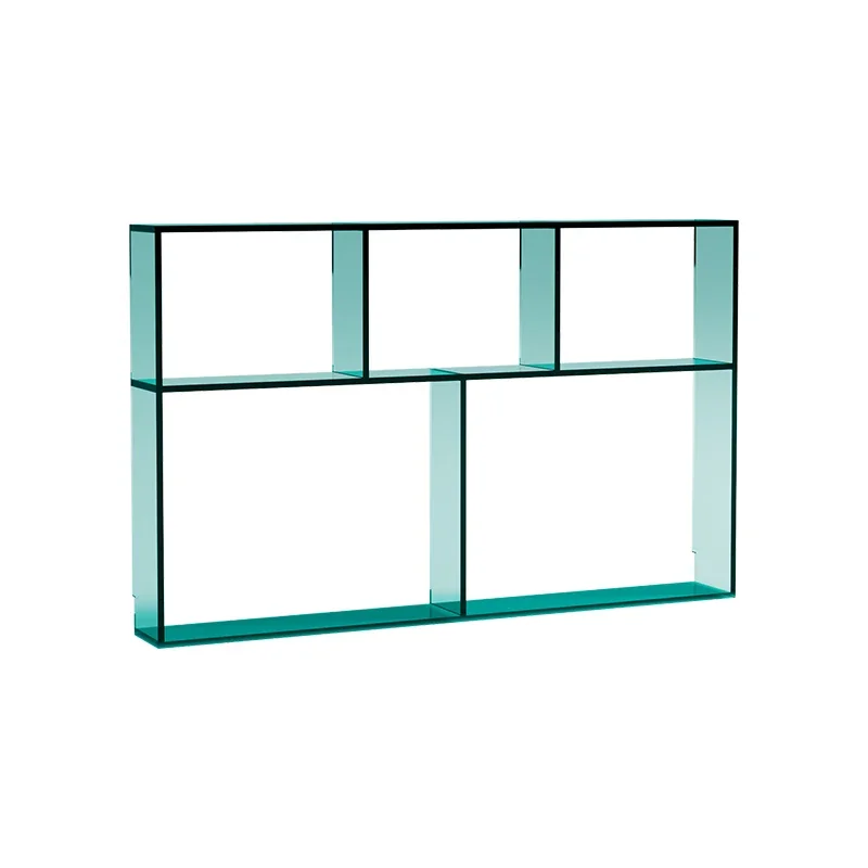 ZL Acrylic Shelf Wall Storage Bookshelf Super Narrow Strip Narrow Shelf