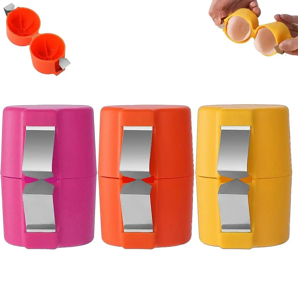 Creative Cute Egg Shell Opener Kitchen Baking Tool Stainless Steel Egg Peeler Household Eggshell Opening for Raw Eggs