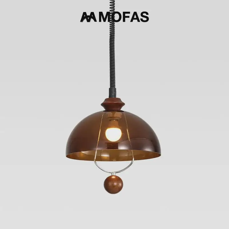 Nakaguwabi sabi style restaurant bar counter pendant light lifting retro tea room study bedroom bedside lamp