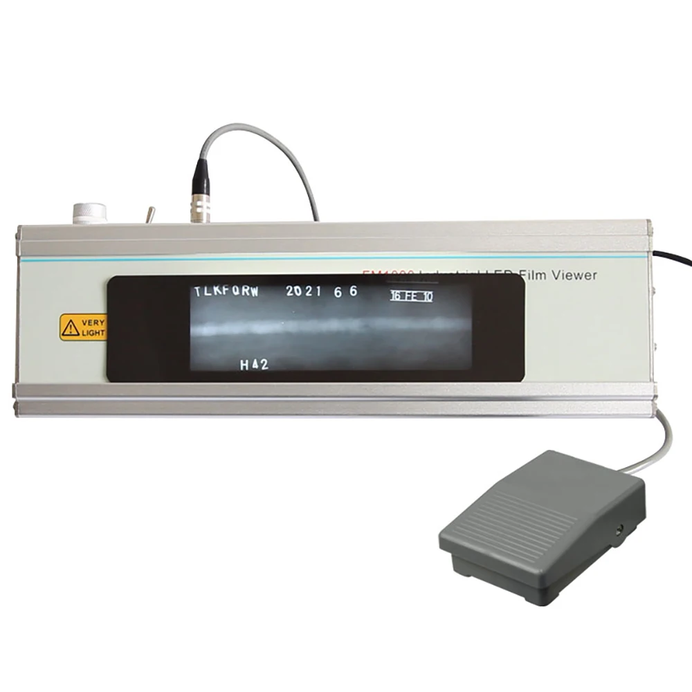 FM1000 LED Industrial NDT Radiography Film Viewer 100000cd/m² Stepless Dimming X-Ray Negatoscope For Weld Defect Inspection