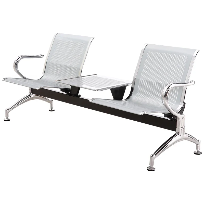 Thickened 2 people, 3 people, 4 people, plus coffee table with row chairs, waiting chairs, one-piece seats in the hall, public r