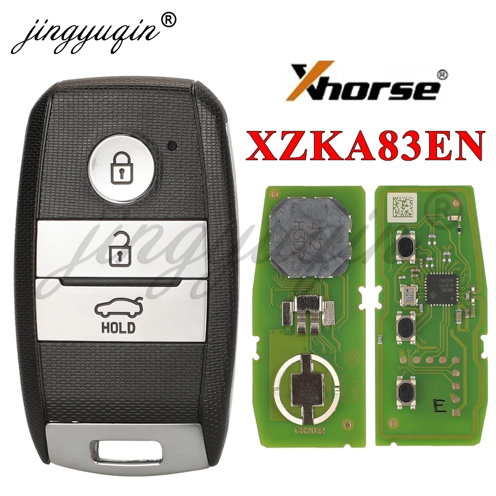jingyuqin 3BTN XZKA83EN Xhorse Smart Car Key Universal For Kia Sportage Sorento Niro Fit VVDI Key Tool TOY40 HYN10R Blade