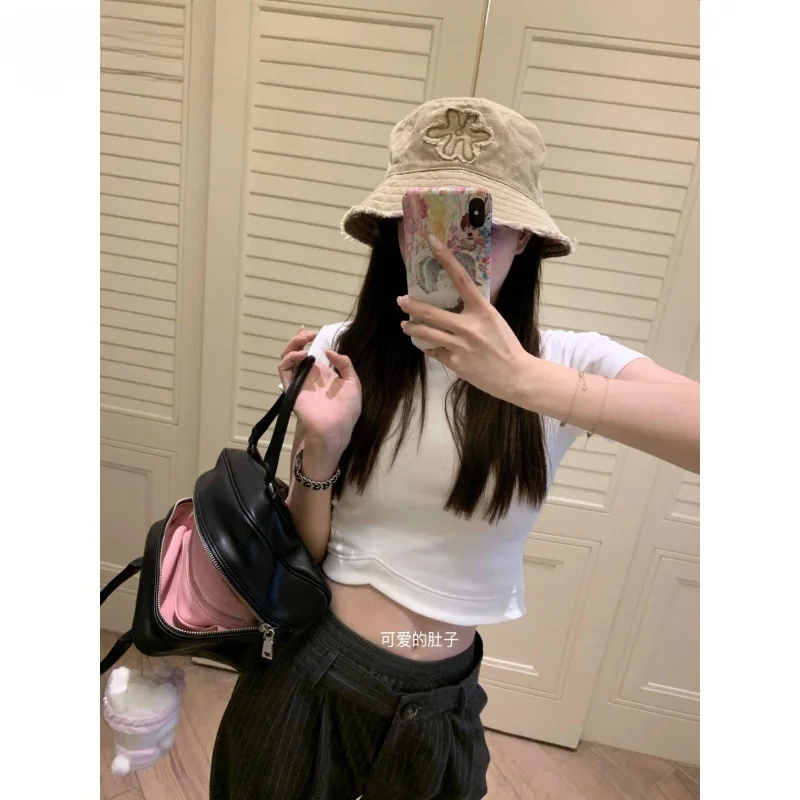 Niche2025New العصرية الأسود والوردي اللون كتلة صغيرة مربعة حقيبة البولينج حقيبة يد المرأة بوسطن حقيبة حقيبة كروسبودي #4