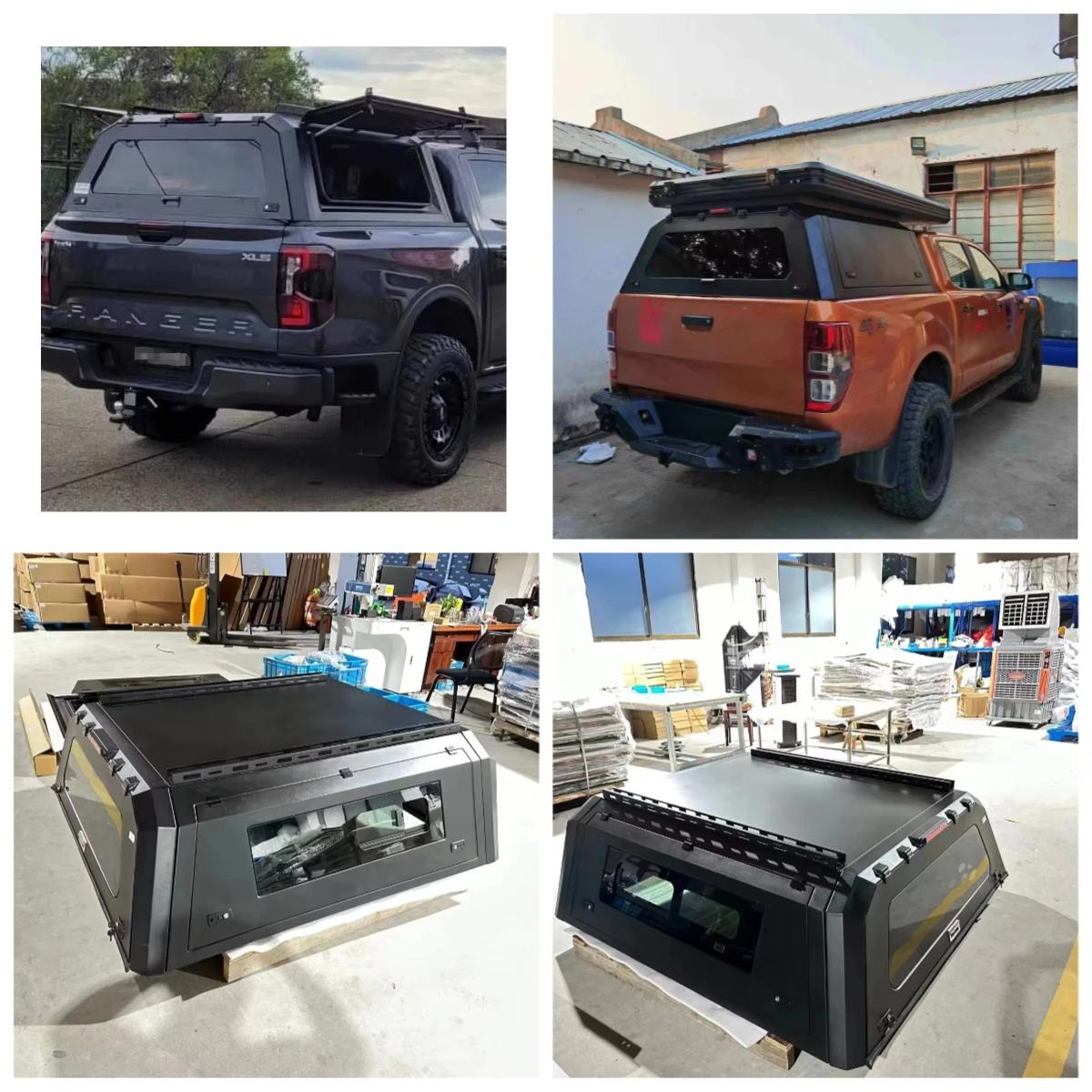 

Ranger 2023+ Waterproof Anti-Rusted Aluminum Canopy Folding Pickup Truck Exterior Modify Accessory