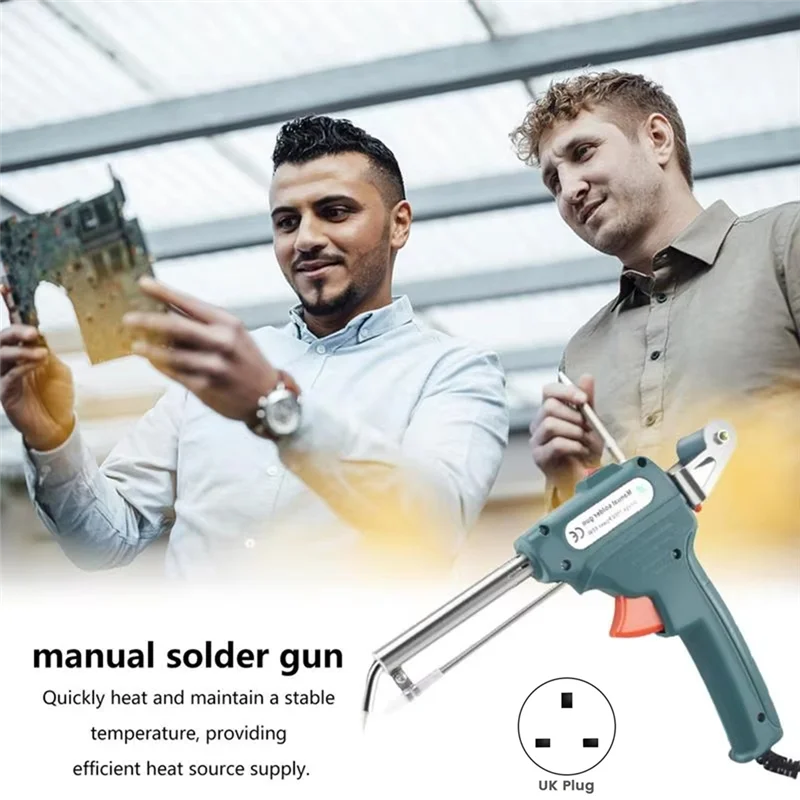 

N11R Handheld Solder Iron External Heating Manual Welding Kit Adjustable Temperature Precision Welding Tool UK Plug