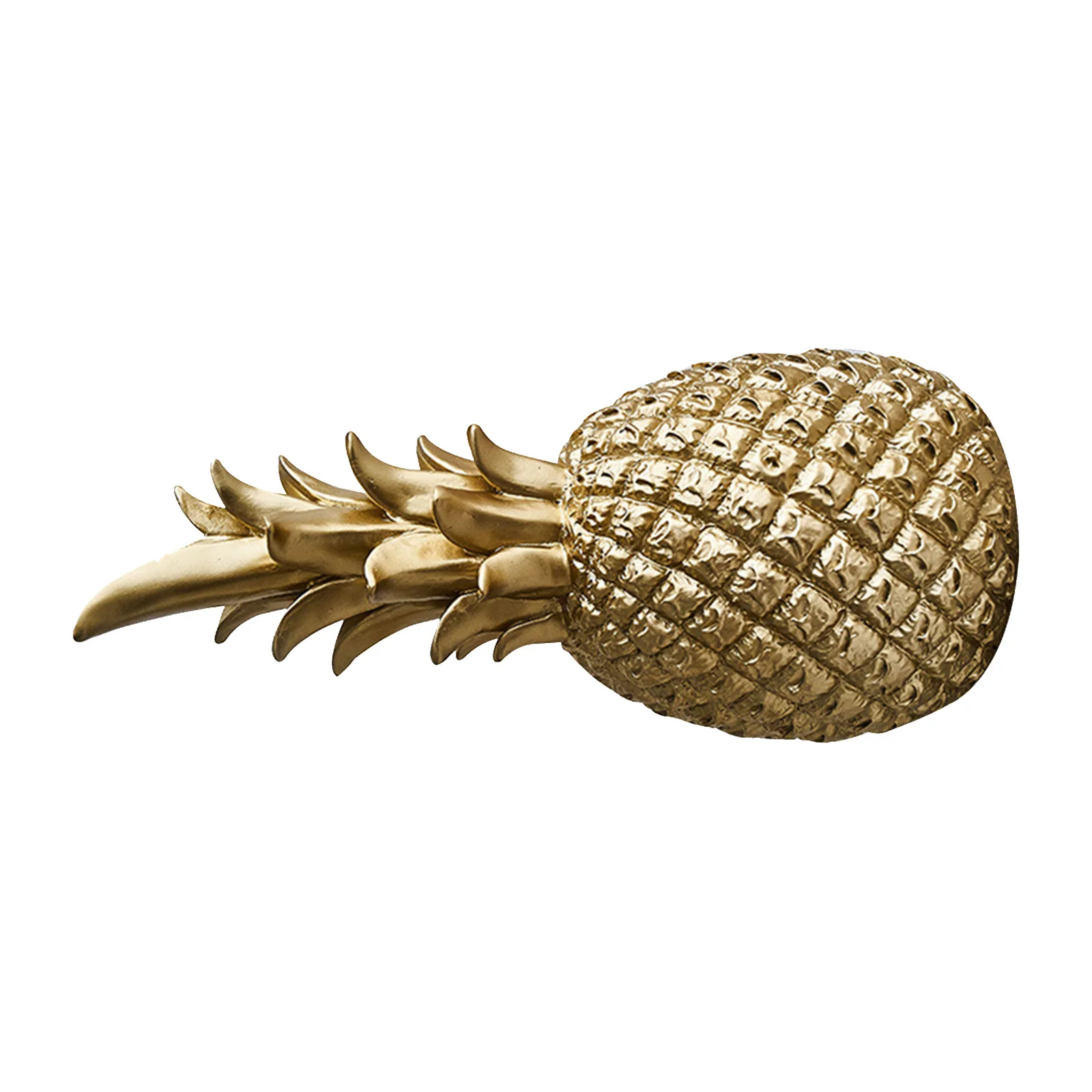 

Small Golden Resin Pineapple Decoration Creative Modern Farmhouse Indoor Outdoor Table Gift Resin Pineapple Shaped Ornament