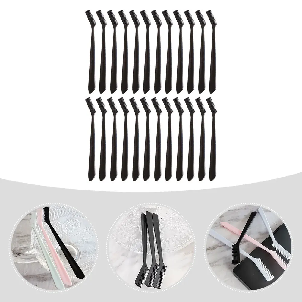 30Pcs 다기능 눈썹 브러쉬 휴대용 속눈썹 빗 내구성이 뛰어난 경량 메이크업 액세서리 가정 여행 사용에 적합