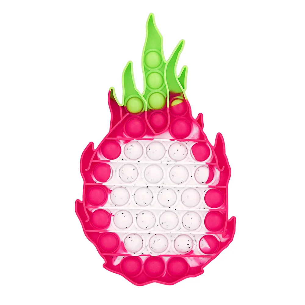 Neues Frucht-Pop-Bubble-Fidget-Spielzeug aus Silikon, sensorisches Quetschspielzeug, Stressabbau-Spielzeug, Anti-Angst-Schreibtischspielzeug, Fidget-Spielzeug, Squishy-Spielzeug – Detail 7