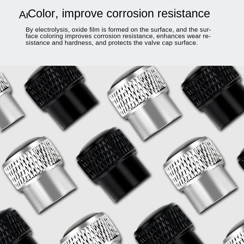 Car Tyre Air Pressure Caps Car Wheel Tire Valve Stem Cap Aluminum Alloy Tire Accessories Universal Airtight Cover For VW CC