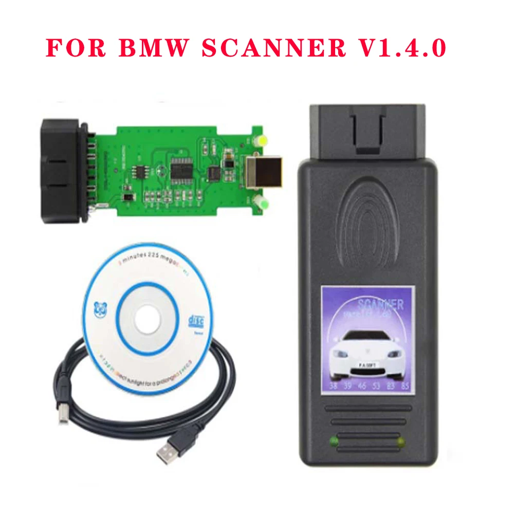 

For BMW SCANNER V1.4.0 Automotive Detection and Diagnosis Instrument 1.4 Detection and Diagnosis Fault Instrument 2001 to 2002 f