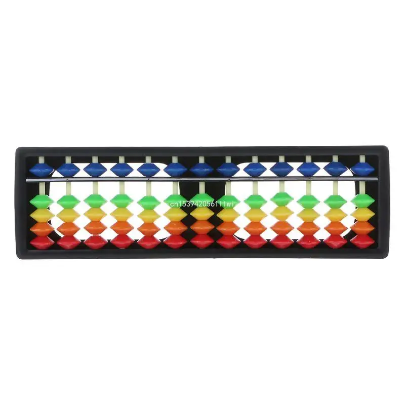 13 Column Portable Plastic Abacus Soroban Calculating Tool With Color Dropship