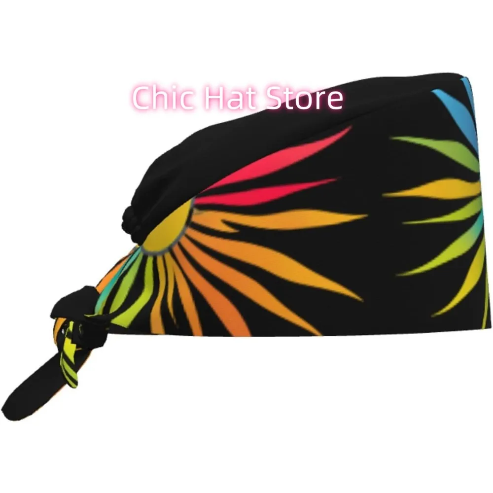 chapeu-de-trabalho-respiravel-lindo-impressao-de-sol-para-chef-enfermagem-spa-cuidados-faciais-fitness-preto