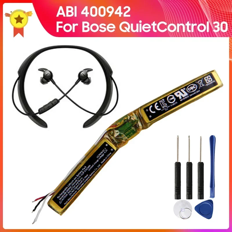 

Replacement Battery ABI 400942 For Bose QuietControl 30 Rechargeable Lithium-ion Battery Pack High Quality Batteries With Tool
