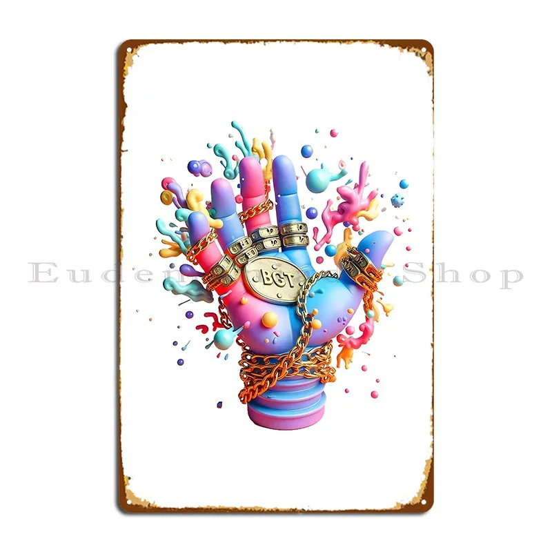 Hand With Bgt Plaqu…