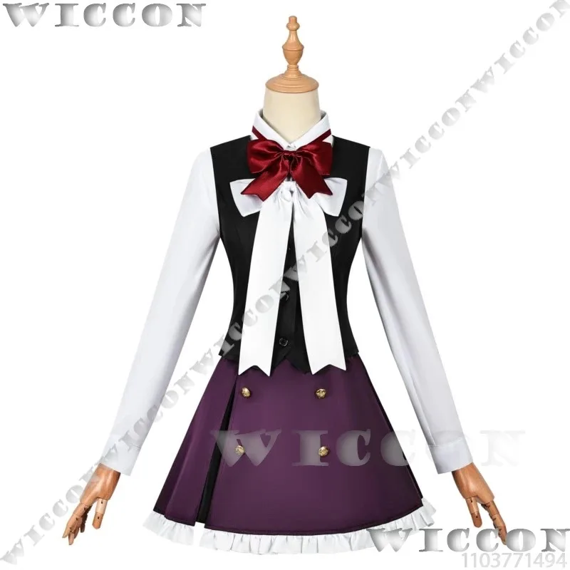 Iki Hiyori Anime Game DIABOLIK LOVERS Cosplay Costume Blonde Wig School Uniform JK Women Girl Daily Suit Holloween Customizeda;2