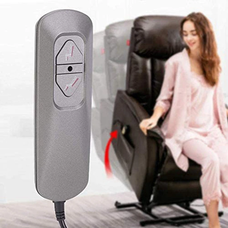 1 pz ascensore per sedia/divano elettrico controller manuale divano reclinabile regolazione remota doppio pulsante