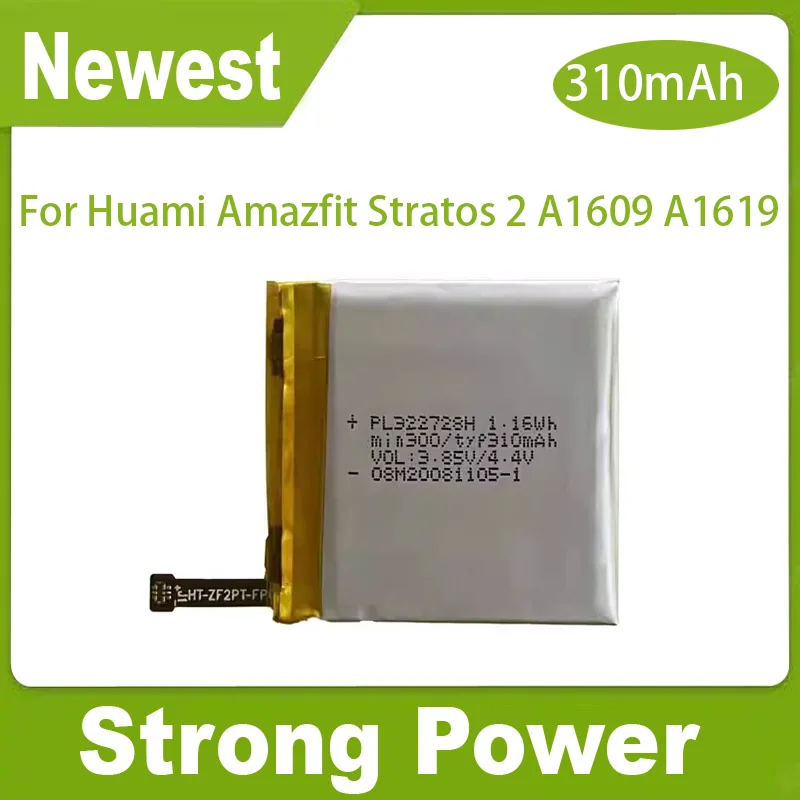 YDLBAT Smart Watch PL322728H PL332728V Battery for Huami Amazfit Stratos 2 A1609 A1619 / Stratos 3 A1929 A1928