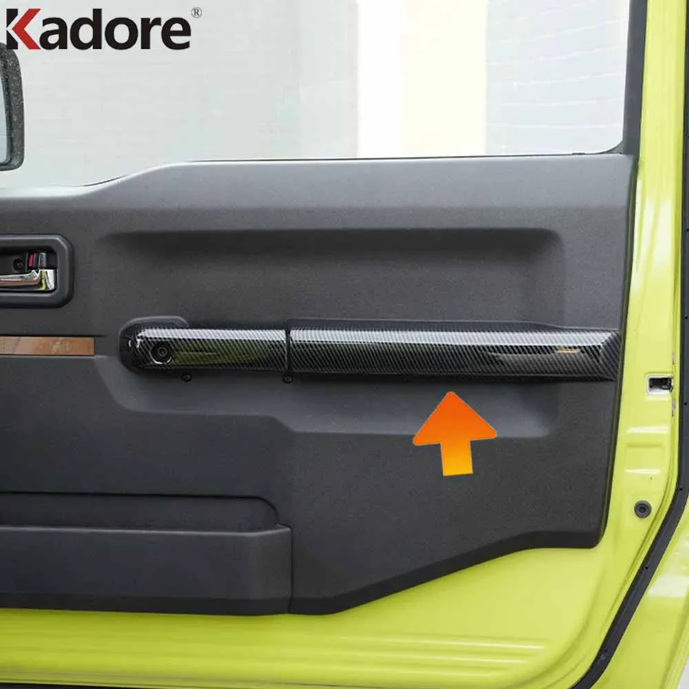 Interior Side Door Handle Trim Cover Door Panel Decorative Molding Line Car Styling Accessories For Suzuki Jimny 4th 2018-2026