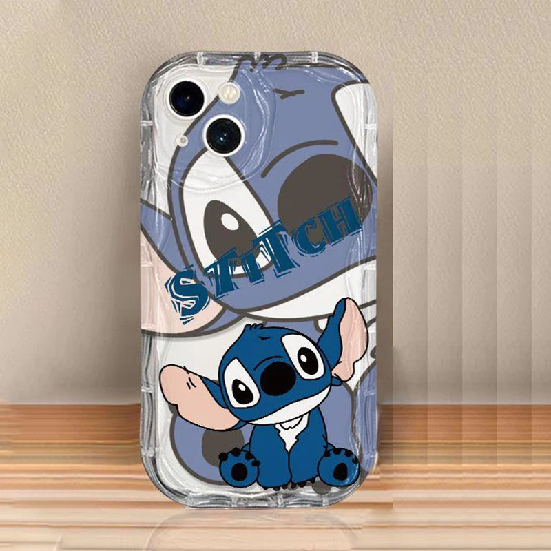 Disney Stitch Case for Samsung Galaxy A34 A33 A32 A31 A30 A20 A24 4G A23 A22 A21S A20S A14 A13 5G A12 A10S A04E A03 M14 Cover