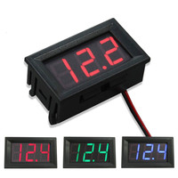 DC4.5V-30V Waterproof Digital Voltmeter Car Boat Motorcycle 0.56inch LED Display Volt Voltage Meter Mini Tester Panel Ammeter