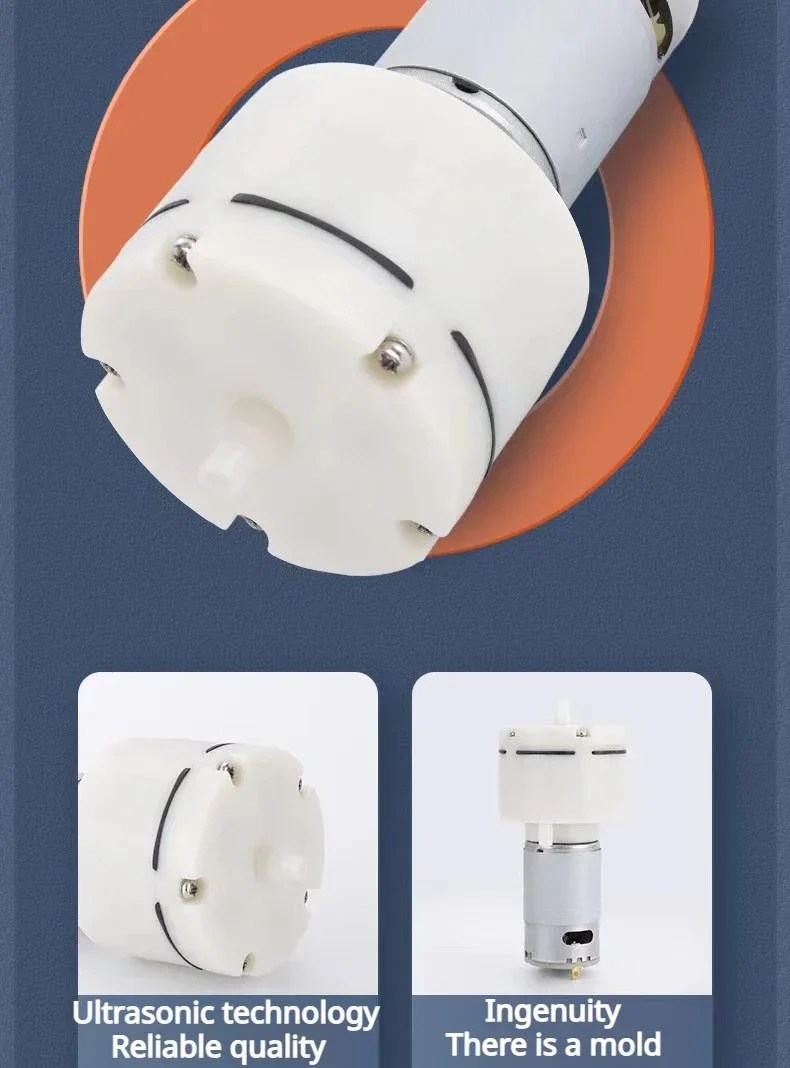 New Made 370 Motor Mini Air Pump Booster Pump DC 5V 6 Volt Vacuum Pump Negative Pressure,2 PCS/Pack
