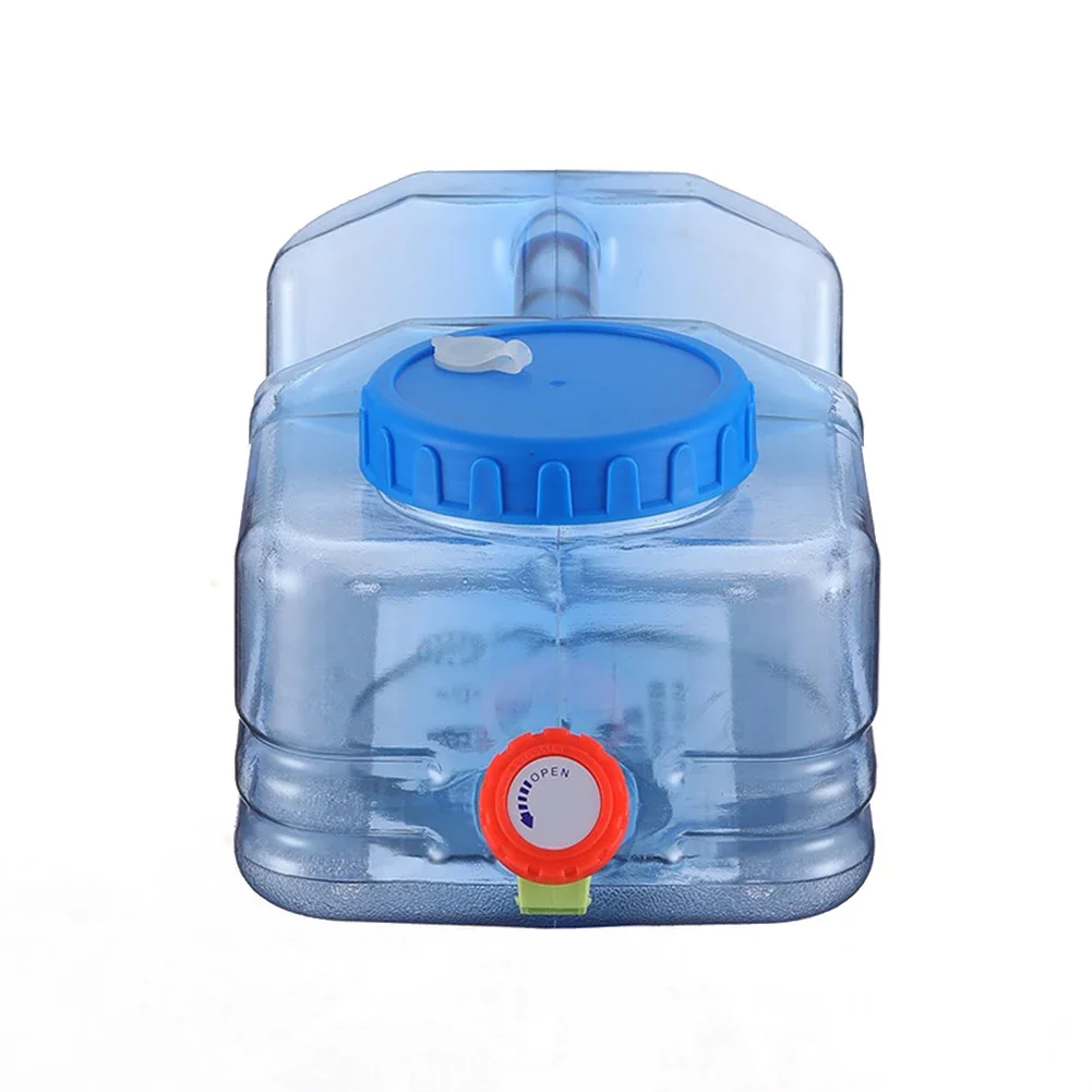 5.5L/10L Car Water Container Jug Bin Bag Water Tank Storage Auto Storage Bucket With Faucet No Leakage For Driving Accessories