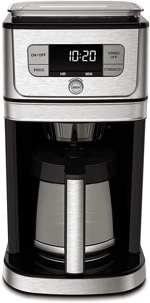 DGB-800 Fully Automatic Burr Grind & Brew, 12-Cup Glass, Silver Product Dimensions 8.74