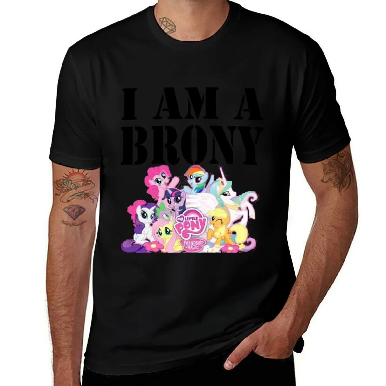 

I am a Brony T-Shirt graphics animal prinfor boys oversize t-shirts man man clothes mens plain t shirts