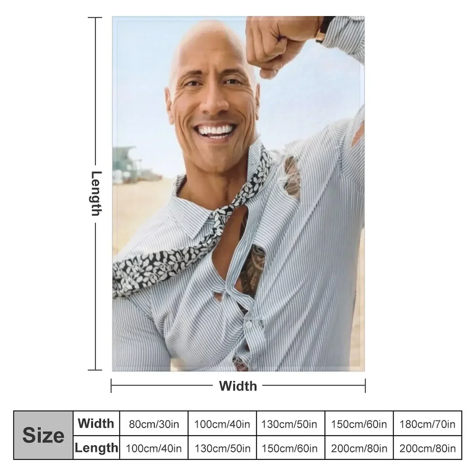 dwayne johnson Throw Blanket Giant Sofa wednesday Bed covers for winter Decorative Sofas for sofa Blankets