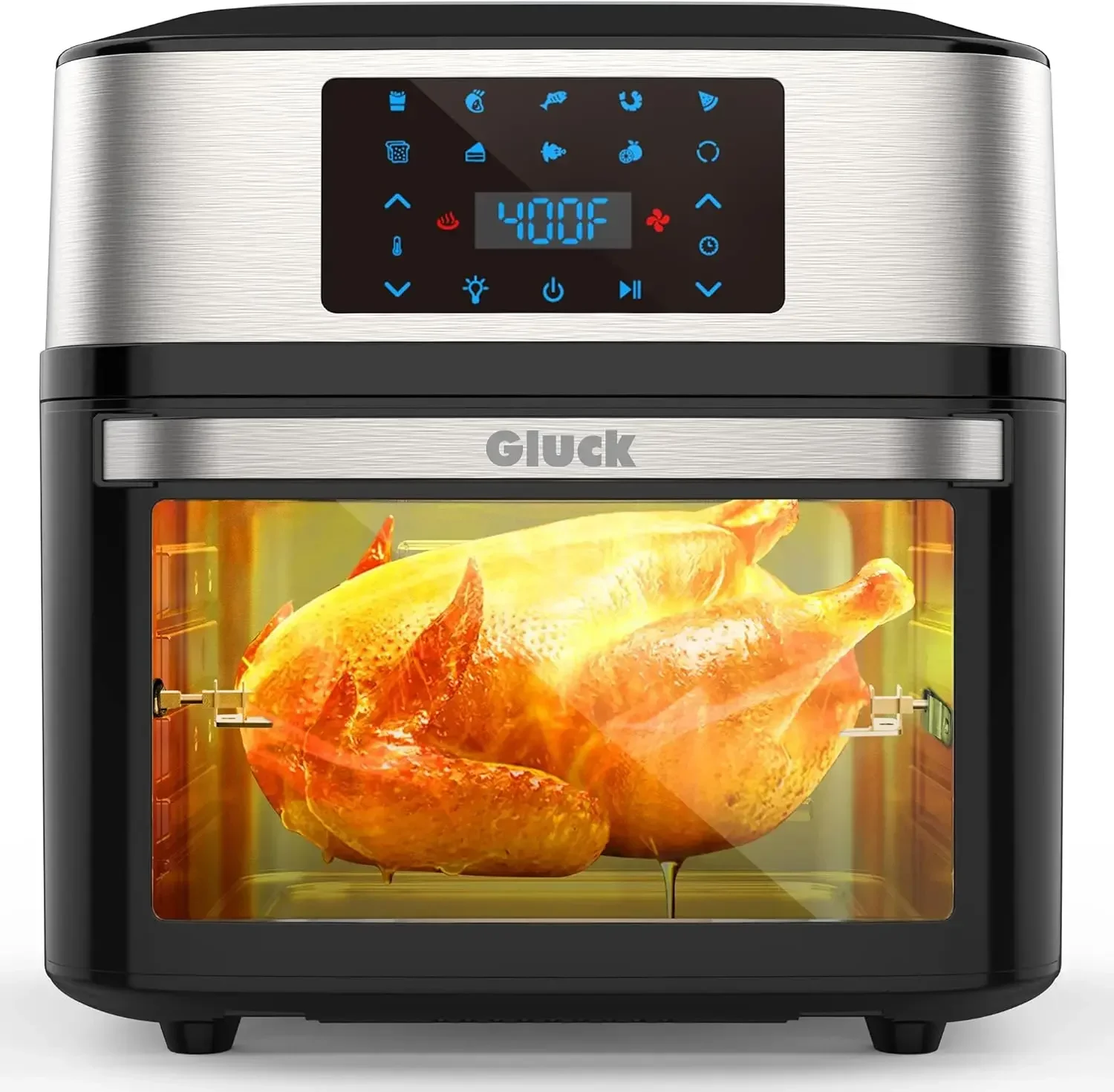 Air Fryer Oven, 10-in-1 20 QT Oven with Visible Cooking Window, Large Air Fryer Toaster Oven Combo