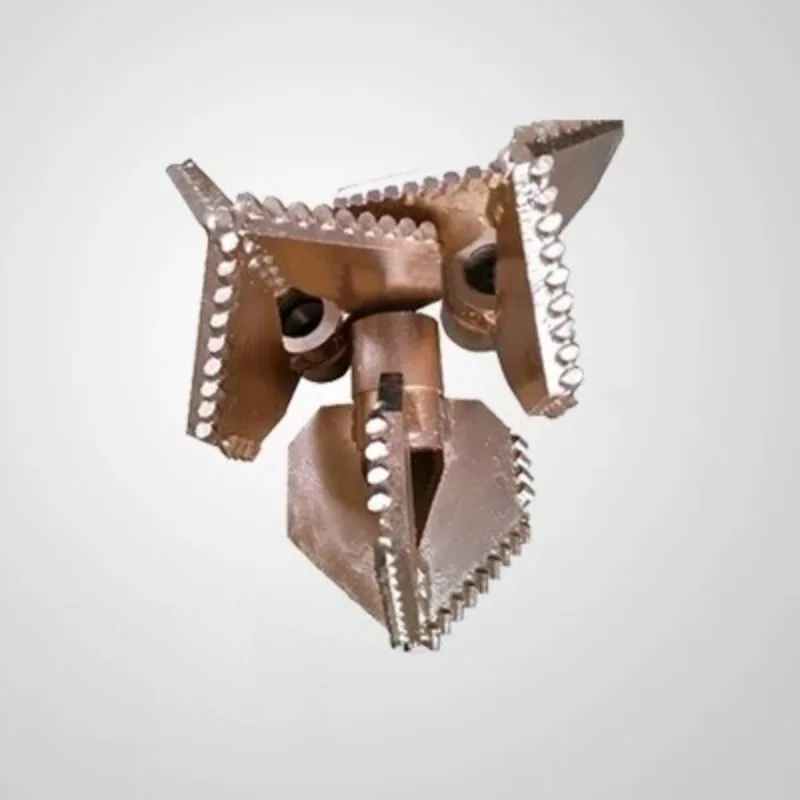 Drilling rig drilling, three-leaf full-tooth alloy drill bit, three-wing alloy drill bit geological drilling tool
