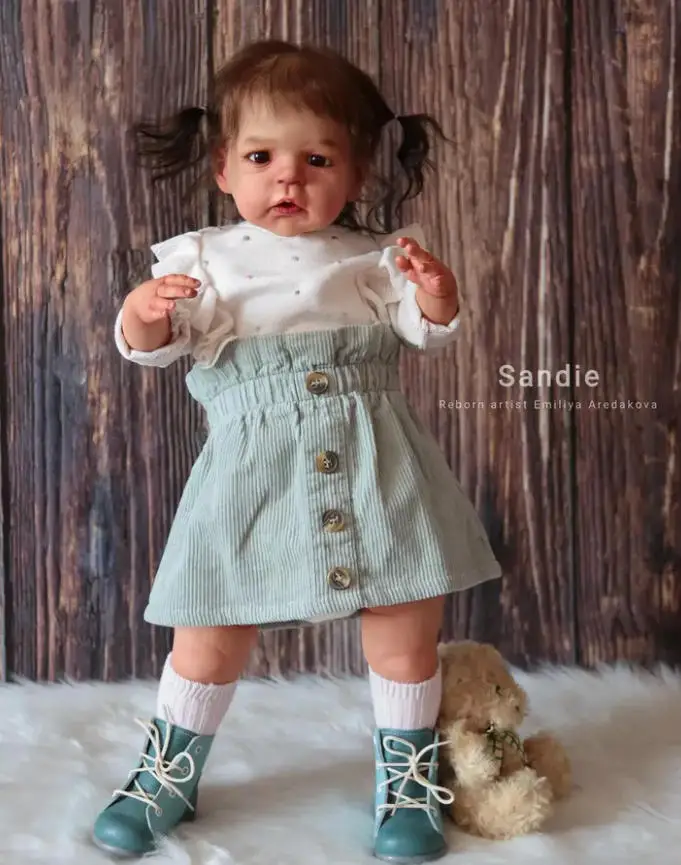 24inch-unassembly-unfinished-3d-skin-diy-parts-real-looking-already-painted-reborn-sandie-with-veins-with-cloth-body-dolls-kit