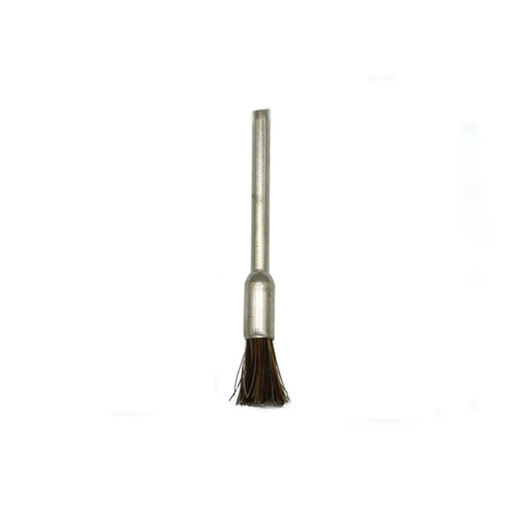 3PCS Rotary Tool Wire Brush Set Soft Brushes for Cleaning and Polishing Various Materials including For metal and Wood 3mm Shank