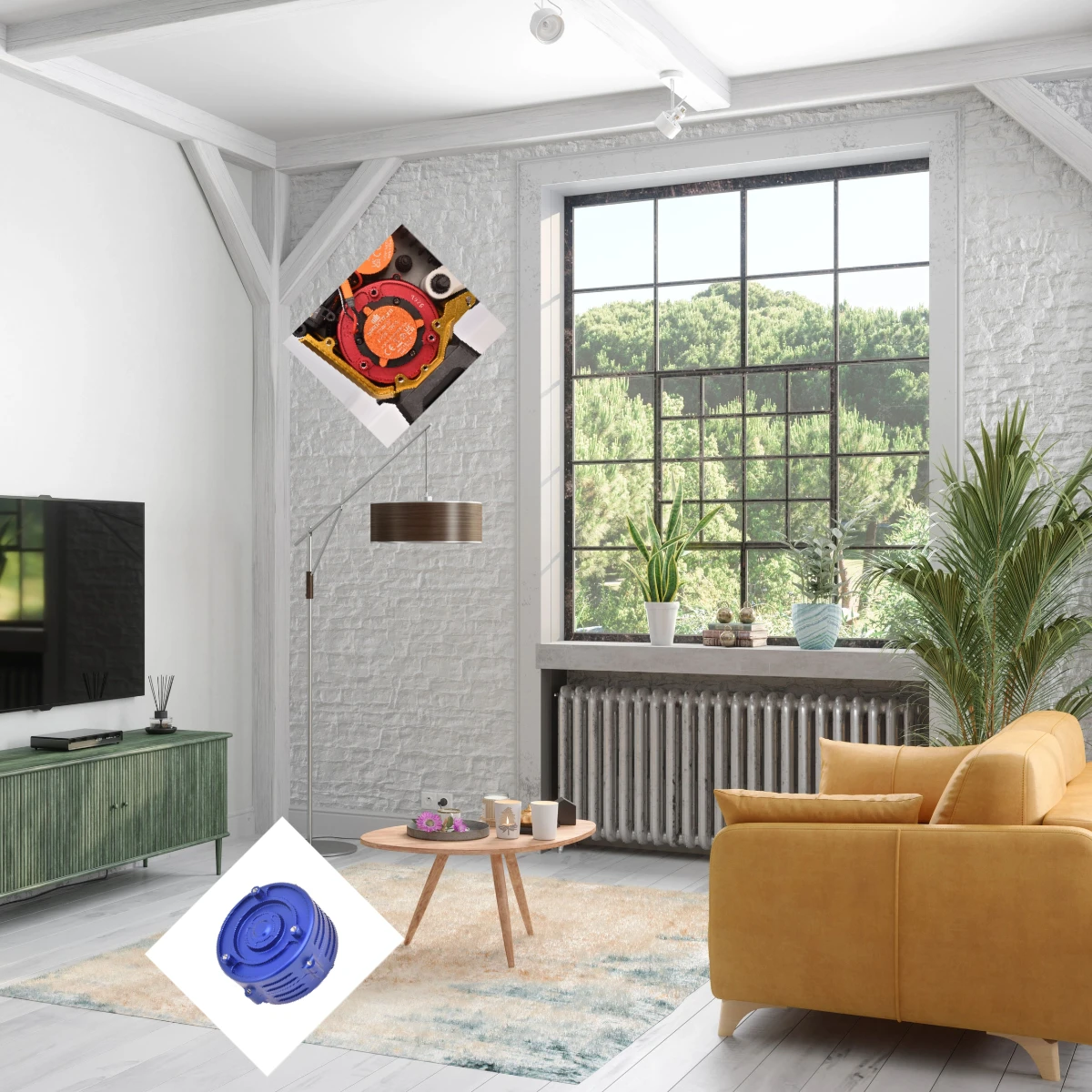 

GPM 1/4 Promoto MX SM Motorcycle Alloy 7075 Flywheel Housing Replacement Part for LOSI LOS261005