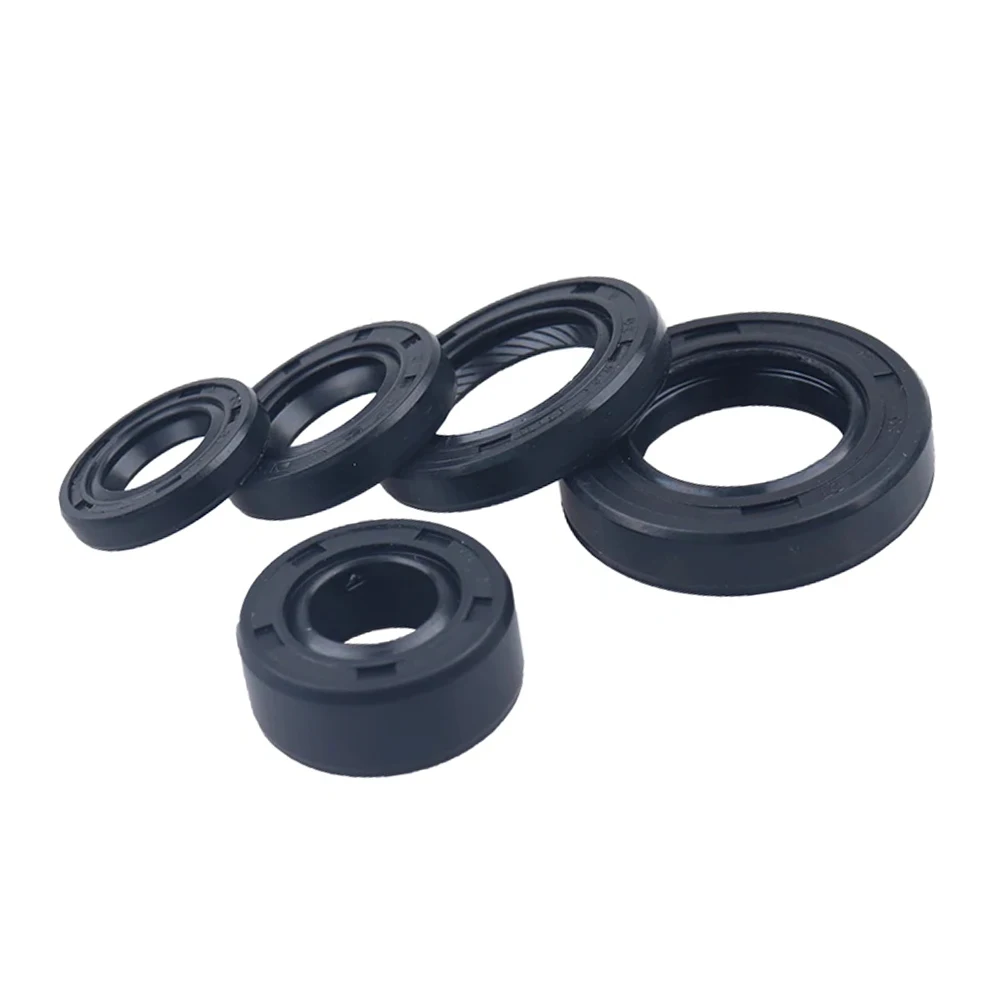 5pcs Motorcycle Engine Oil Seal Kit Black Rubber for Lifan110cc 125cc 140cc PIT PRO Trail ATV