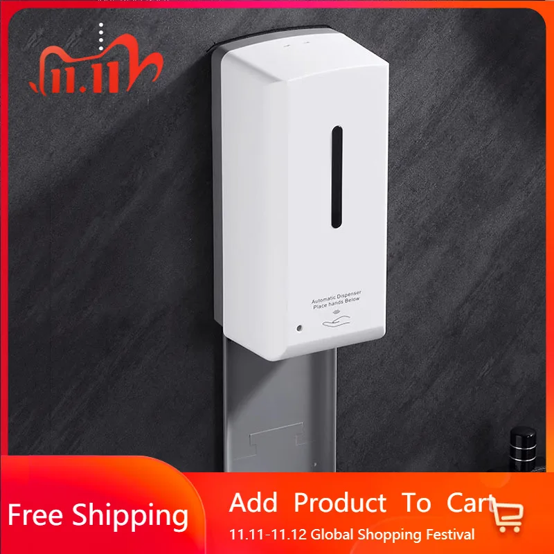 

Mounted No Drill Soap Shampoo Dispenser Wall Stainless Automatic Soap Shampoo Kitchen Small Dispens Cocina Bathroom Item