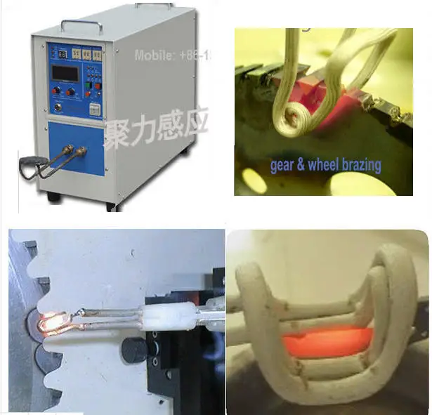 High-frequency induction heater welding machine brazing different metal shape and pipe tube