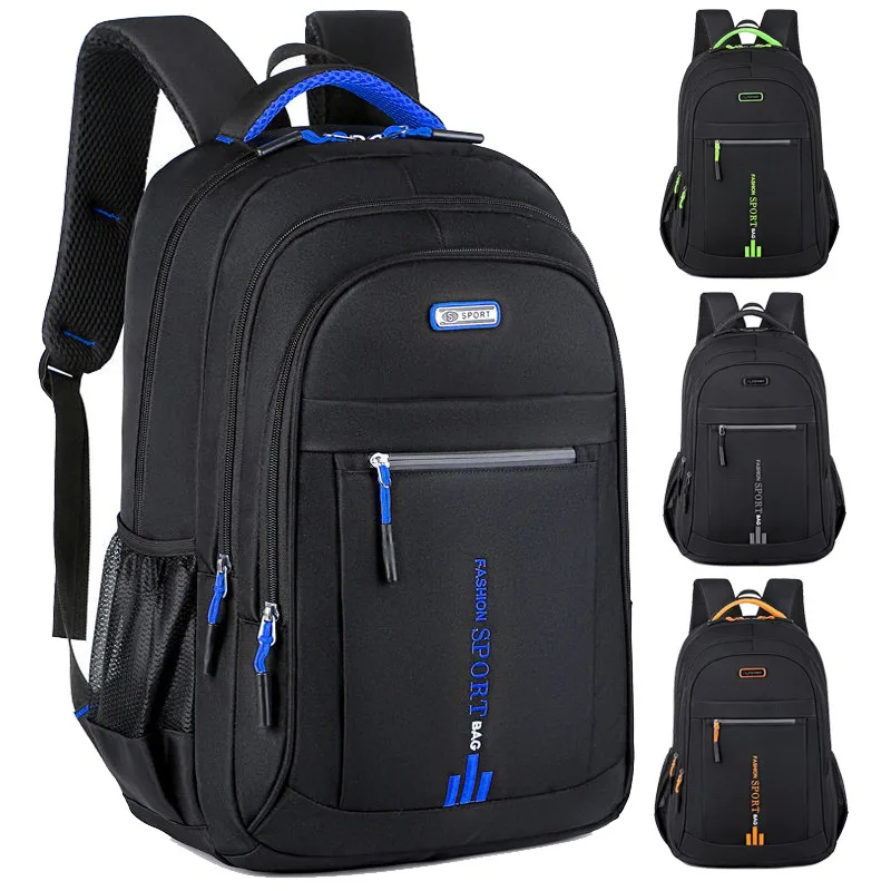 Mochilas de gran capacidad de tela Oxford para hombre, bolsas de viaje ligeras, mochilas escolares, mochilas impermeables para ordenador portátil de