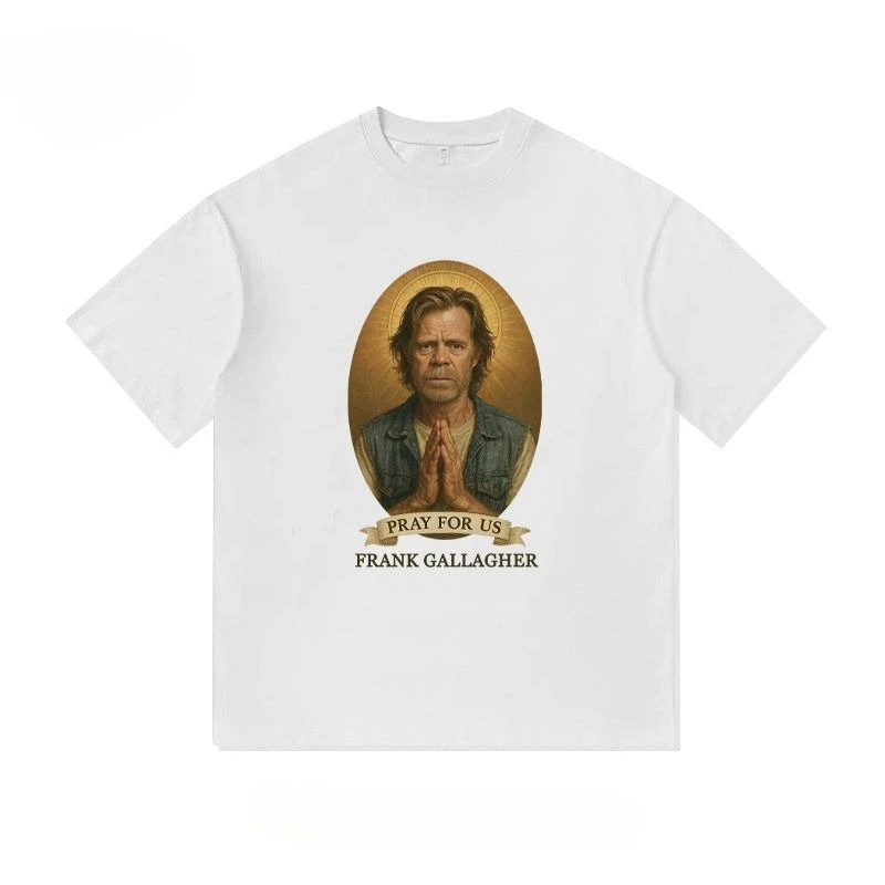 T-shirt en pur coton inspiré de la série télévisée américaine Frank - Manches courtes - Convient aux hommes et aux femmes