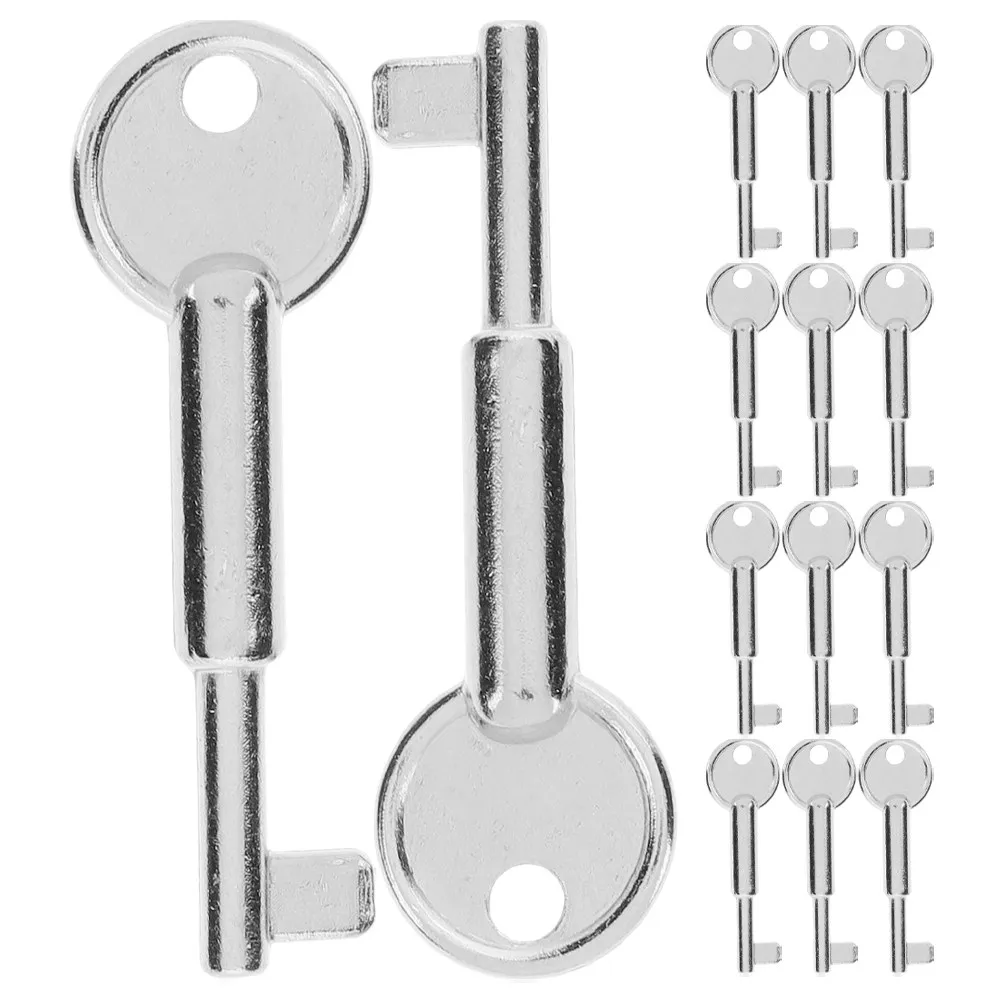

20Pcs 86 Type Emergency Button Key Metal Wear-Resistant for Fire Alarm Manual Call Point and Switch Replacement