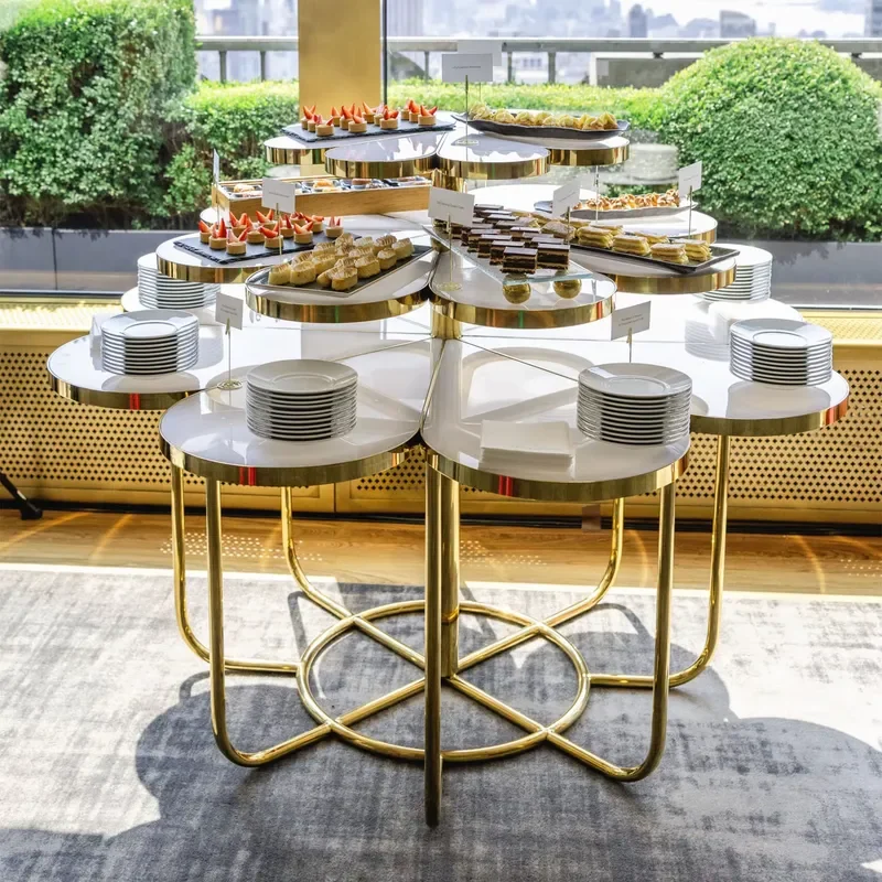 Hot Sale Party Event Modern Dessert Table Wedding Event Food Display Stands on Sale