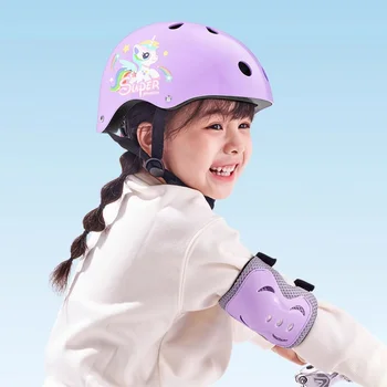 Casque de protection pour enfants, protège-genoux, coudes et mains, garçons et filles, 2 ans, 3 ans, 4 ans, 5 ans, 6 ans, 7 ans, 8 ans, 9 ans, 10 ans, 11 ans, 12 ans, 13 ans, 14 ans